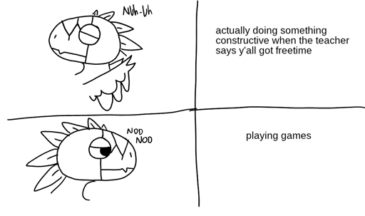 I didn't think black-and-white pictures needed Alt Text, but pm me if you need me to add it :)